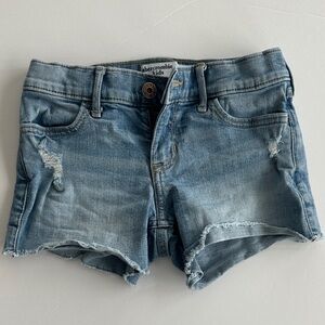 Abercrombie Kids girls Light Blue Jean Shorts 9/10